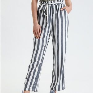 American Eagle Outfitters Striped Paperbag Pants